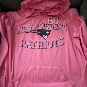 Pink New England patriots shirt worn once